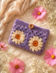 Crochet Clutch Bag, Colorful Purse - Image 5