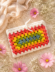 Crochet Clutch Bag, Colorful Purse - Image 6