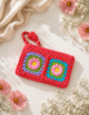 Crochet Clutch Bag, Colorful Purse - Image 7