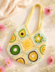 Crochet Shoulder Bag, Colorful Boho Bag. - Image 8