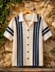Men’s Crochet Polo Shirt - Image 3