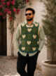 Crochet Hear Vest for Men - Image 2