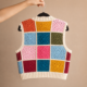 Multicolor Crochet Cardigan Vest - Image 5