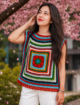 Crochet Boho Granny Square Top - Image 3