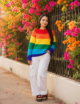 Multicolor Crochet Cardigan - Image 3