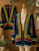 Colorful Crochet Granny Stitch Sweater - Image 3