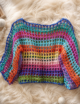 Multicolor Crochet Mesh Top - Image 2