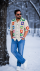 Crochet Colorful Granny Square Shirt