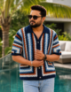 Crochet Man Polo Shirt - Image 3