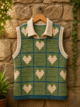 Crochet Hear Vest for Men - Image 3