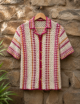 Crochet Polo Shirt for Men - Image 3