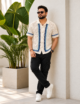 Crochet Polo Shirt for Men
