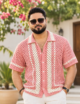 Crochet Polo Shirt for Men - Image 2