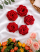 Crochet Rose Flower, Multicolored, 10pcs - Image 6