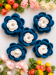 Crochet 3D flower, Multicolor, Set of 5/10 - Image 3