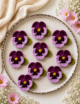 Crochet Pansy Flowers, Colorful Floral, 10Pcs - Image 11