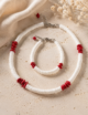 Choker Style Necklace & Bracelet Set - Image 3