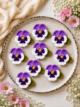 Crochet Pansy Flowers, Colorful Floral, 10Pcs - Image 5