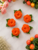 Crochet Rose Leaves Flower, Multicolored, 10 pcs - Image 6