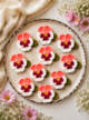 Crochet Pansy Flowers, Colorful Floral, 10Pcs - Image 7