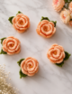 Crochet Rose Leaves Flower, Multicolored, 10 pcs - Image 7