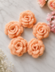 Crochet Rose Flower, Multicolored, 10pcs - Image 4