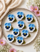 Crochet Pansy Flowers, Colorful Floral, 10Pcs - Image 9